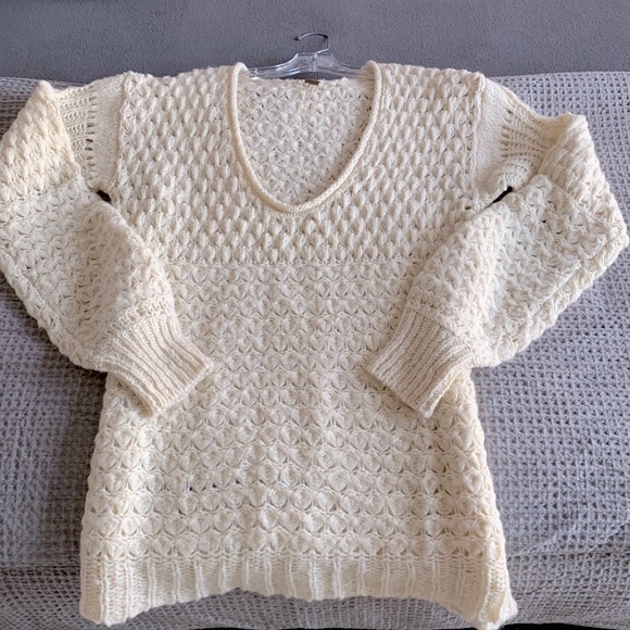 Free People Crashing Waves Sweater - S - Picture 3 of 5